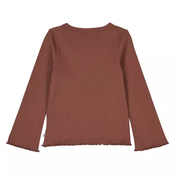 Müsli by Green Cotton Cozy Me Ripp Flared Langarmshirt Root