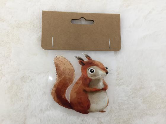 Bügelbild Hörnchen 7,5 x 7cm