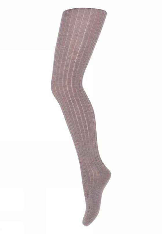 MP Denmark Strumpfhose Merinowolle Ripp Dark Purple Dove