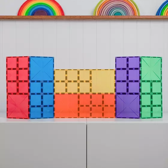 Connetix Magnetbausteine Rainbow Square Pack 42 Teile