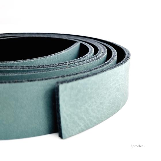 Lederriemen Taschenriemen dusty mint
