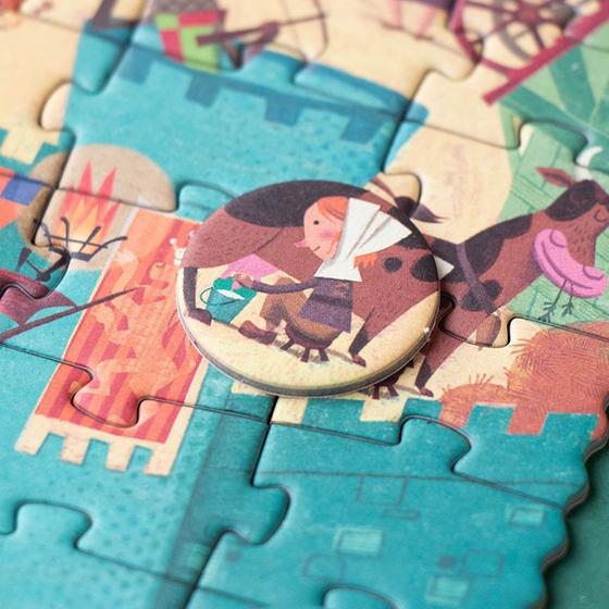 Londji Pocket Puzzle Castle 100 Teile