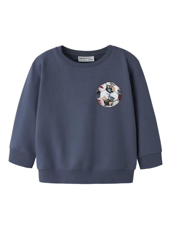 Name It Sweatshirt Fußball Vintage Indigo