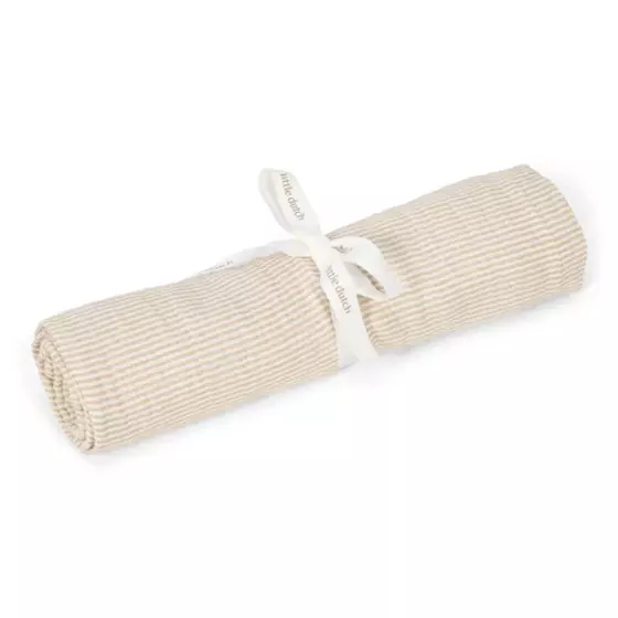 Little Dutch Musselintuch Swaddle Pure Soft Beige