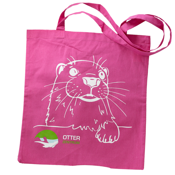 Baumwolltasche OTTER-ZENTRUM, pink