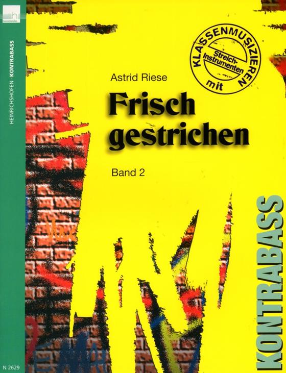 Frisch gestrichen 2 Kontrabass
