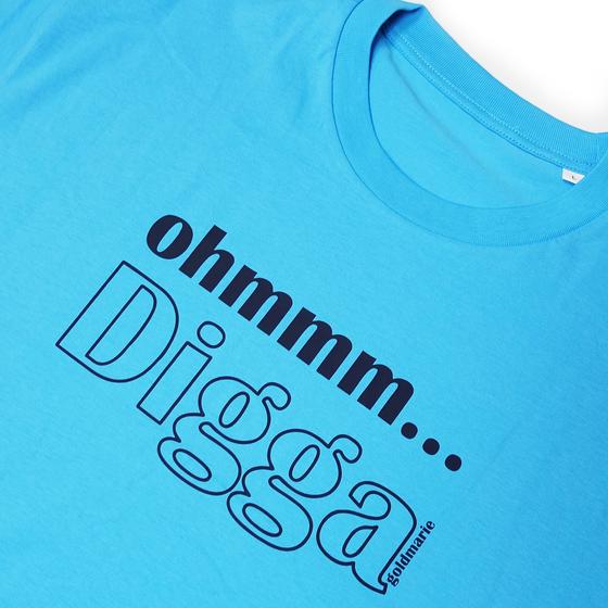 goldmarie OHMMM DIGGA T-Shirt - ozeanblau 