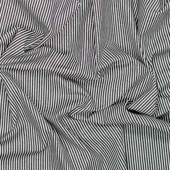 Garngefärbte Denim Streifen Canvas dunkelgrau bei Spreefee kaufen