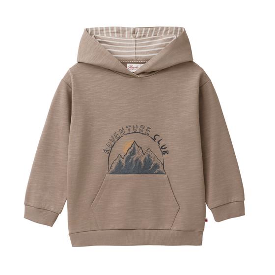  People wear Organic Sweat Hoodie Adventure Club Tabak