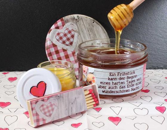 Set wunderbare Nacht, cremig