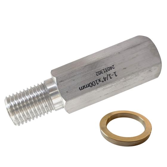 1 ¼&Prime; Verlängerung <br> aus Aluminium <br> Nutzlänge 100 - 400 mm