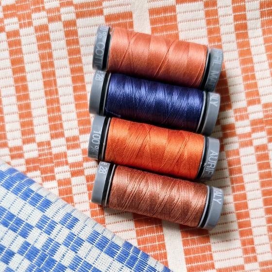 Aurifil 28wt Tangerine orange