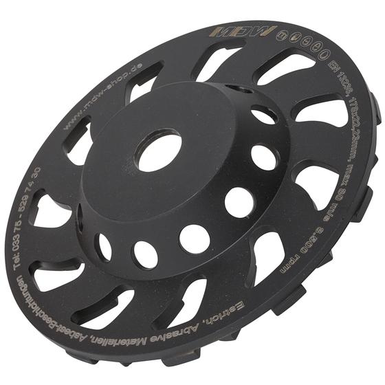 Diamant Schleifteller <br> Premium Top abrasiv <br>Ø 125 / 180 mm<br>Asphalt, Putz