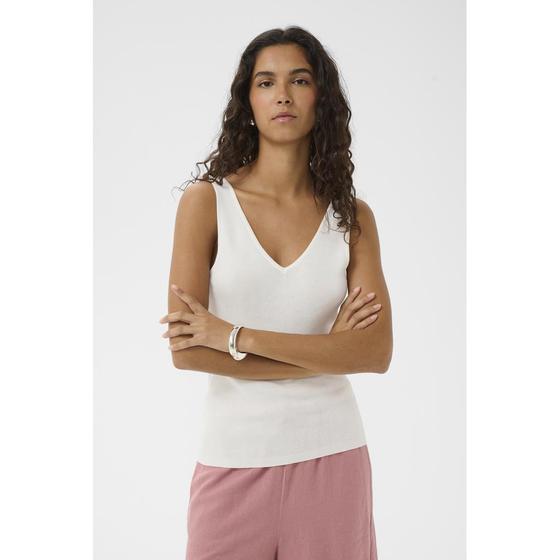 SOAKED Top V-Neck SLAdrianna 30409225 - weiß