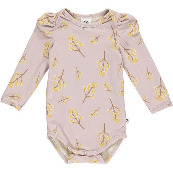 Müsli by Green Cotton Body Langarm Filipendula Rose Moon