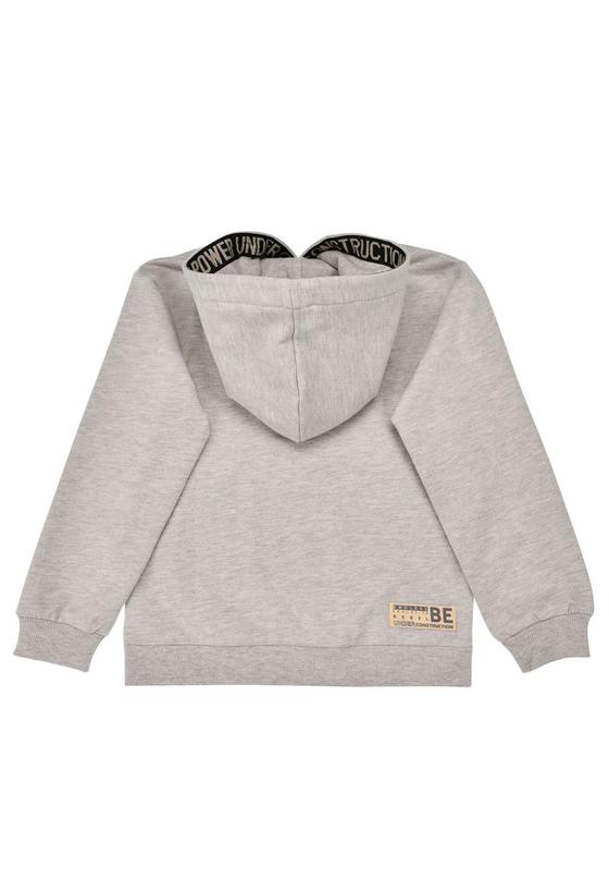 Sweatshirt "Bagger", Baumwolle, graumeliert