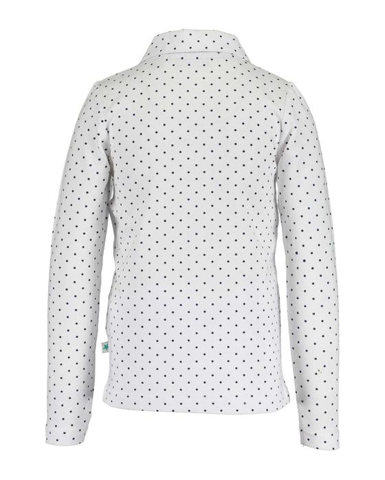 Poloshirt, Sweatbluse im süßen Pünktchen-Design