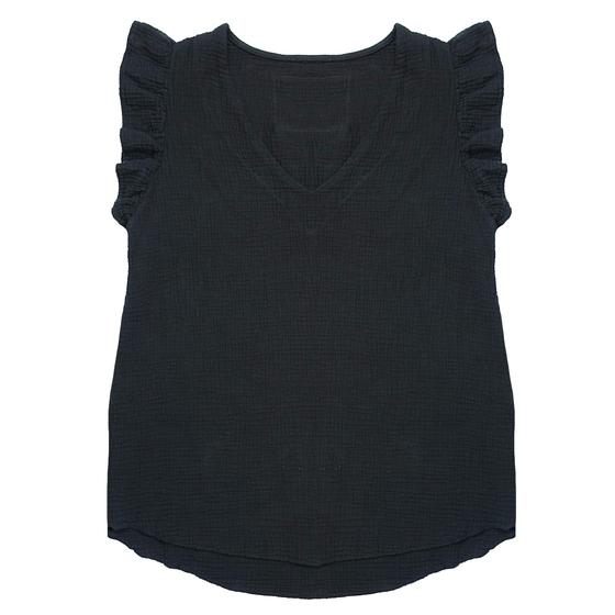 goldmarie Musselini Top OHMMM DIGGA pink Label - schwarz