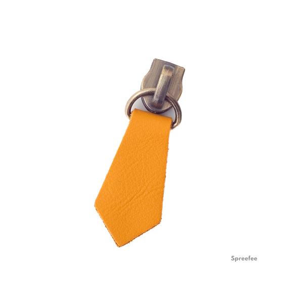 Lederzipper für Endlosreißverschluss bei Spreefee in verschiedenen Formen und Farben kaufen