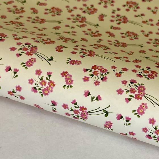 Italienisches Buntpapier - Blümchen