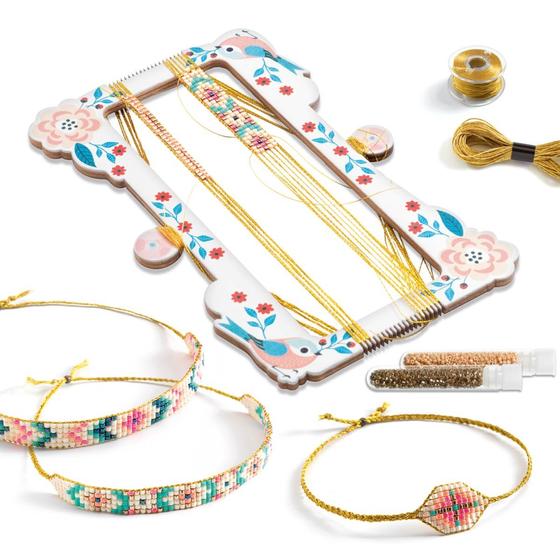 Djeco Armbänder und Webstuhl Feinarbeit 