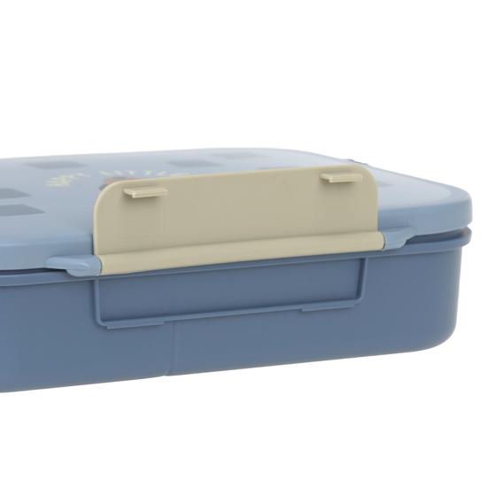 Lässig Brotdose - Bento Lunchbox Pattern Party Blau