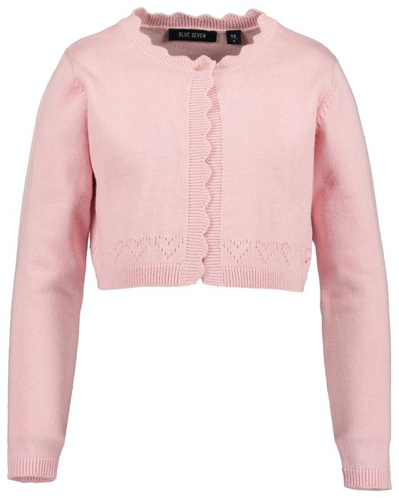 Strickbolero, reine Baumwolle, rosa