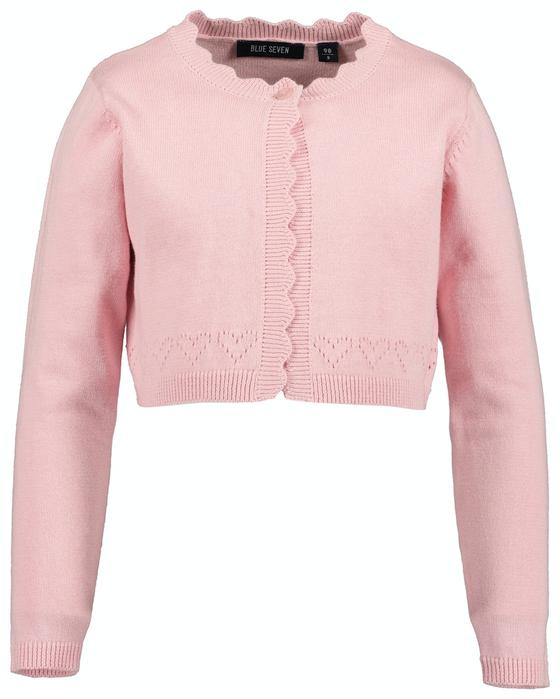 Strickbolero, reine Baumwolle, rosa