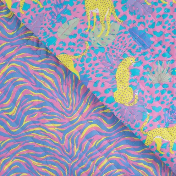 Quilted Doubleface Leopard