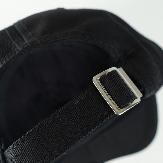 goldmarie Cap LOVE PEACE MOIN Neonschrift Label - Baumwolle - schwarz