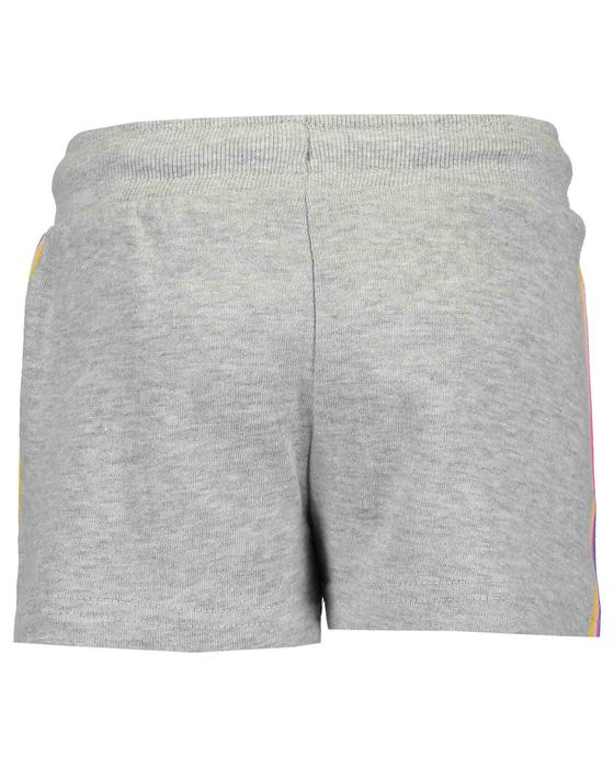 Sweatshorts mit bunter Seitennaht und Kordelgürtel, Baumwolle