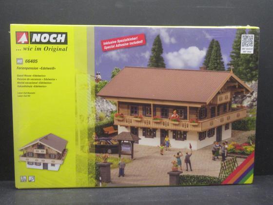 Noch 66405 Ferienpension Edelweiß Laser Cut Bausatz Spur H0 OVP