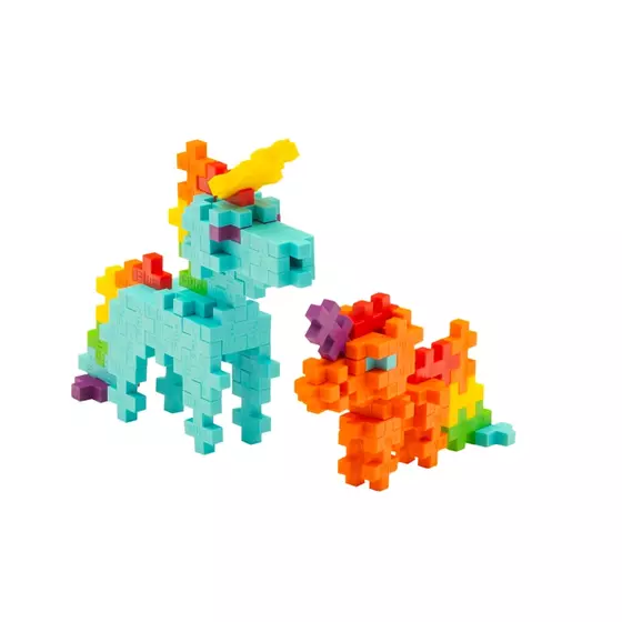 Plus Plus 100 Kreativ Bausteine Regenbogen Einhorn