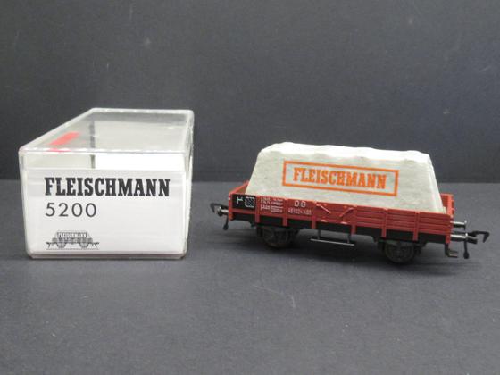 Fleischmann 5200 Niederbordwagen DB mit Plane Fleischmann Spur H0 OVP