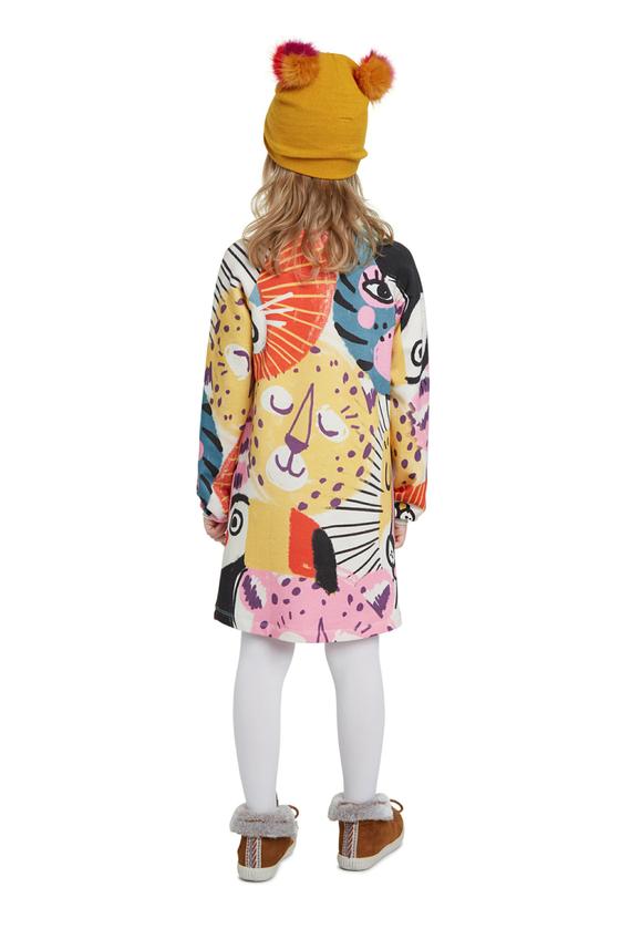 Sweatkleid "Oaxaca" mit wildem Muster, Baumwolle