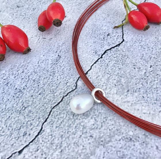 Anhaenger-perle-silber