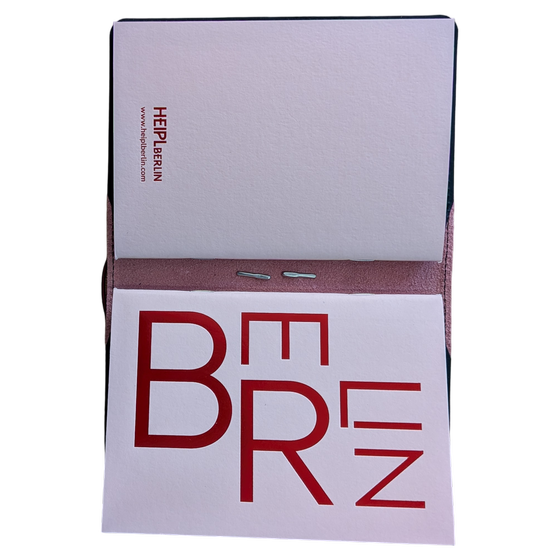 Notebook Leder Sleeve Pink von Herrn Pong