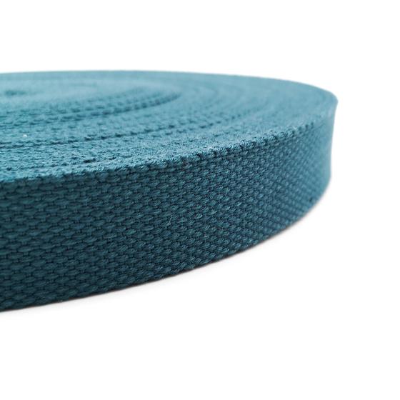 Gurtband Baumwolle 20mm - dunkelpetrol
