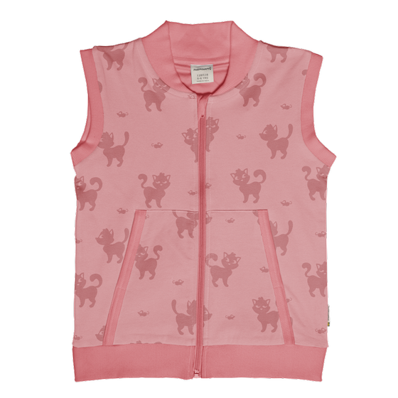 Weste "Mono Cat", Biobaumwolle, GOTS-zertifiziert