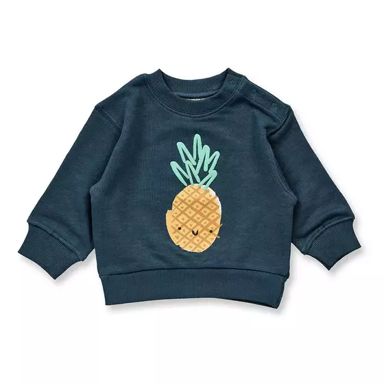 Sense Organics Sweatshirt Siam Ananas Petrol