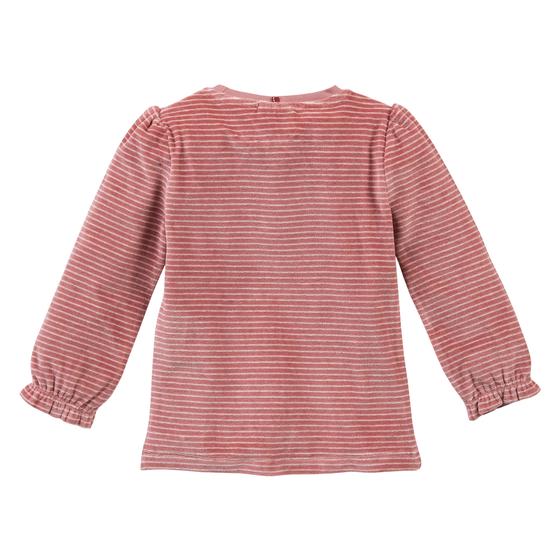 People wear Organic Nicki Pyjama Geringelt Beere 