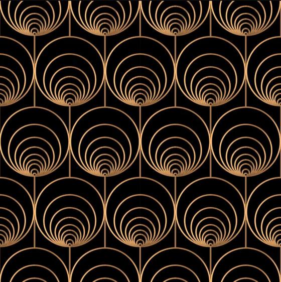 Serviette | Papier-/ Cocktailserviette Black Luxury