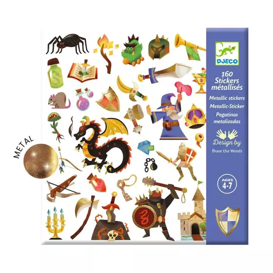 Djeco Sticker Mittelalter