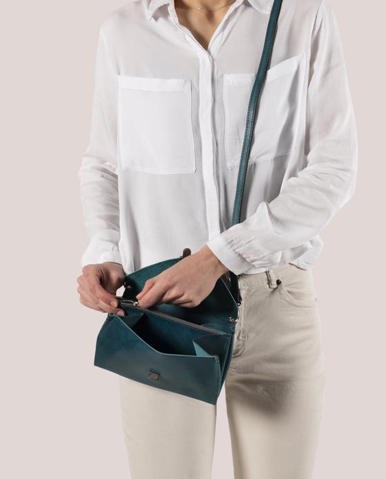 Oldschool Tasche M mit Schnalle