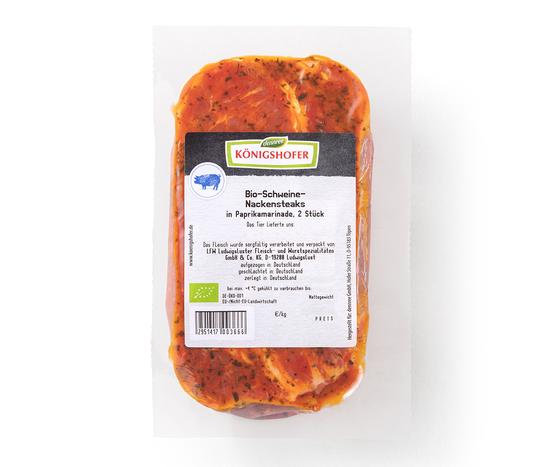 Bio Schweine-Nackensteak Paprika