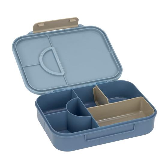 Lässig Brotdose - Bento Lunchbox Pattern Party Blau