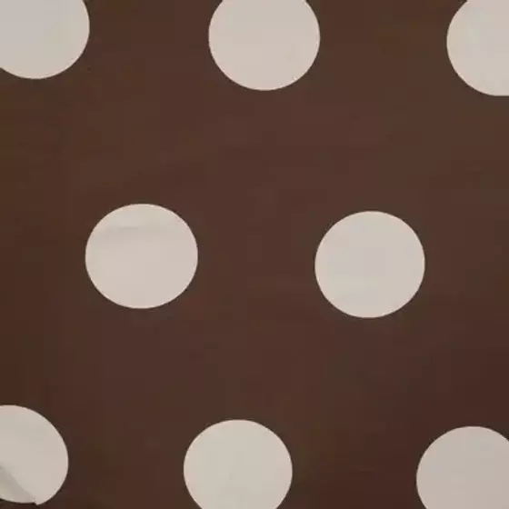 Sommersweat Big Dots braun