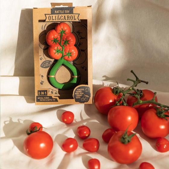 Oli&Carol Rattle Toy Tomato 
