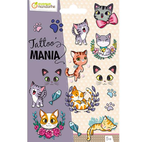 Avenue Mandarine Tattoo Abziehbilder - MANIA Katzen