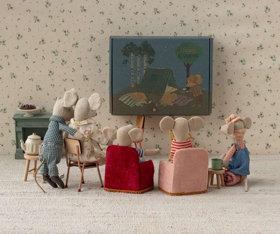 Maileg Klappstuhl Maus Rose